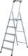 Stufenstehleiter 3 Stufen, NW-Nr.: 9000462050 Alu.elox.ZARGES Plattformhöhe 590mm, Trgf.150kg  