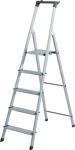 Stufenstehleiter 6 Stufen, NW-Nr.: 9000462053 Alu.elox.ZARGES Plattformhöhe 1240mm, Trgf.150kg  