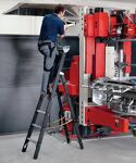 Anlegeleiter Alu.18, NW-Nr.: 9000462063 Sprossen Leiterlänge, 5220mm Arbeits-H.b.ca.6000mm, ZARGES  