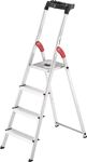 Stufenstehleiter L60 Standardline 4 Stufen Alu.Gesamt-H.1610mm HAILO