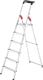 Stufenstehleiter L60 Standardline 6 Stufen Alu.Gesamt-H.2080mm HAILO