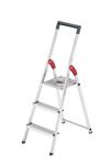 Stufenstehleiter 3 Stufen Alu.Leiterlänge 1360mm HAILO