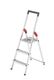Stufenstehleiter 3 Stufen Alu.Leiterlänge 1360mm HAILO