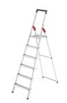 Stufenstehleiter 6 Stufen Alu.Leiterlänge 2060mm HAILO
