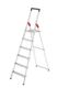 Stufenstehleiter 6 Stufen Alu.Leiterlänge 2060mm HAILO