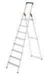 Stufenstehleiter 8 Stufen Alu.Leiterlänge 2530mm HAILO