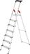 Stufenstehleiter L80 Comfortline 7 Stufen Alu.Gesamt-H.2320mm Trgf.150kg HAILO