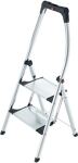 Klapptritt Stufen 2, NW-Nr.: 9000463096 Plattform-H.490mm, Alu.m.Anti-Rutsch-Riffelu ng HAILO  