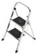 Klapptritt Stufen 2, NW-Nr.: 9000463114 Plattform-H.470mm, Alu.m.Stahl-Stufen HAILO geklappt  