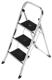 Klapptritt Stufen 3, NW-Nr.: 9000463115 Plattform-H.700mm, Alu.m.Stahl-Stufen HAILO geklappt  