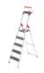 Stufenstehleiter 5 Stufen, NW-Nr.: 9000463127 Alu.Leiterlänge 1850mm, Trgf.225kg HAILO   
