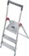 Stufenstehleiter Aluminium 3 Stufen einseitig begehbar Plattformhöhe 620mm