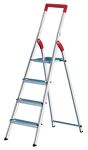 Stufenstehleiter Alu. 7Stufen 1seitig Plattform-H.1540mm u.äußereB.510mm