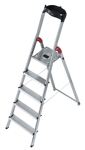 Stufenleiter Alu. 7Stufen 1seitig Plattform-H.1540mm 6,5kg m.Arbeitsschale