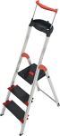 Stufenstehleiter Alu. 3 Stufen einseitig Tragf.225kg Arbeits-H.ca. 2370mm