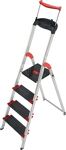 Stufenstehleiter Alu. 4 Stufen einseitig Tragf.225kg Arbeits-H.ca. 2590mm
