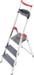 Stufenstehleiter Aluminium 3 Stufen einseitig begehbar max.Gesamtbelastung 225kg