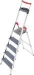 Stufenstehleiter Aluminium 5 Stufen einseitig begehbar max.Gesamtbelastung 225kg