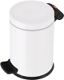 Tretabfallsammler 3l, NW-Nr.: 9000463324 D180xH270mm Stahlbl.weiß