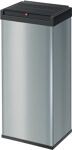 Abfallbehälter, NW-Nr.: 9000463436 H763xB339xT260mm 52l, silber HAILO mit Schwingdeckel schwarz  