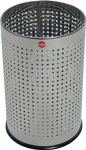 Papierkorb 15l H.390 x, NW-Nr.: 9000463505 D.240mm m.Lochraster VA, HAILO   