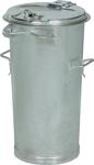 Mülleimer 50l Stahlbl.TZN, NW-Nr.: 9000466101 o.Bügel H.725/D.335mm  