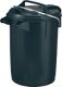 Mülleimer 35l, NW-Nr.: 9000466105 Ku.anthrazit m.Bügel SULO H.525/D.335mm  