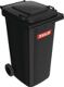 Müllgroßbehälter 240l, NW-Nr.: 9000466125 HDPE anthrazitgrau, fahrbar,n.EN 840 SULO Rad-D.200mm  