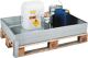 Auffangwanne 150l GFK, NW-Nr.: 9000466230 o.Befestigungswinkel, L1200xB800xH165mm CEMO