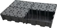 Auffangwanne 120l, NW-Nr.: 9000466247 L1200xB800xH180mm PE, m.PE-Rost CEMO m.PE-Rost  