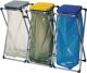 Abfallsammler, NW-Nr.: 9000466280 H800xB400xT400mm 60/70l, Deckel blau GRUBER SYSTEME