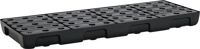 Regalwanne 36l, NW-Nr.: 9000466296 L1295xB495xH95mm PE, m.PE-Rost u.Leckanzeiger CEMO  
