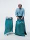 Kunststoffsack 120l LD-PE, NW-Nr.: 9000466535 blau 45 µm B700xL1050mm, 250St./Karton 250St./Karton  