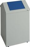 Putzwollkasten, NW-Nr.: 9000466599 H570xB330xT310mm, Geh.lichtgrau/Klappe enzianblau Stahlbl.STUMPF  