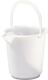 Eimer 10,5l, NW-Nr.: 9000466950 HD-Polyethylen natur, Kunststoffbügel D.286mm H.283mm HÜNERSDORFF
