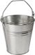 Eimer 9,5l, NW-Nr.: 9000466960 Stahlblech,verz.silber, D.280mm H.280mm