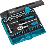 Steckschlüsselsatz 853-1, NW-Nr.: 8000466968 36-tlg.1/4 Zoll SW, 5,5-14mm Z.20 6-kant HAZET  