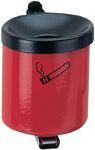 Wandascher Ø90xH100mm, NW-Nr.: 9000468026 rot m.Kippvorrichtung TKG H.100xD.90mm  