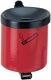 Wandascher Ø150xH145mm, NW-Nr.: 9000468028 rot m.Kippvorrichtung TKG H.145xD.150mm  