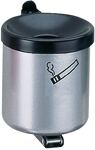 Wandascher Ø90xH100mm, NW-Nr.: 9000468031 neusilber, m.Kippvorrichtung TKG H.100xD.90mm  