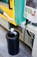 Abfallbehälter, NW-Nr.: 9000468201 H357xØ260mm 15l grau, DURABLE selbstverlöschend, mit Flammlöschkopf  