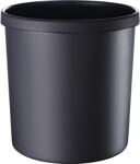 Papierkorb 18l, NW-Nr.: 9000468435 H310xØ295mm m.Griffrand, Ku.schwarz HELIT   