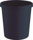 Papierkorb 18l, NW-Nr.: 9000468464 H331xØ315mm m.Griffrand, Ku.schwarz HELIT