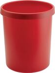 Papierkorb 30l, NW-Nr.: 9000468493 H405xØ350mm m.Griffrand, Ku.rot HELIT   
