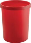 Papierkorb 45l, NW-Nr.: 9000468498 H480xØ390mm m.Griffrand, Kuntstoff rot HELIT   