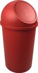 Abfallbehälter H615xØ312mm 25l rot HELIT