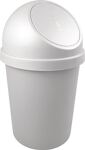 Abfallbehälter, NW-Nr.: 9000468518 H700xØ403mm 45l, lichtgrau HELIT   