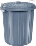 Abfalltonne H570xB490xTmm, NW-Nr.: 9000468520 55l grau HELIT   