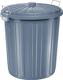 Abfalltonne H570xB490xTmm, NW-Nr.: 9000468520 55l grau HELIT