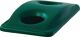 Deckel PE grün, NW-Nr.: 9000468563 B290xT520mm, f.Wertstoffsammler 60/87l f.Flascheneinwurf, RUBBERMAID
